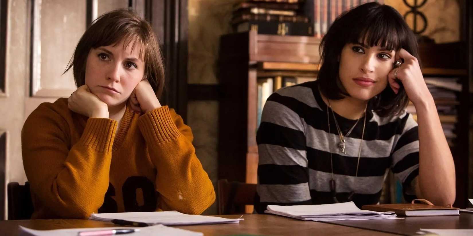 Hannah in a seminar in Girls
