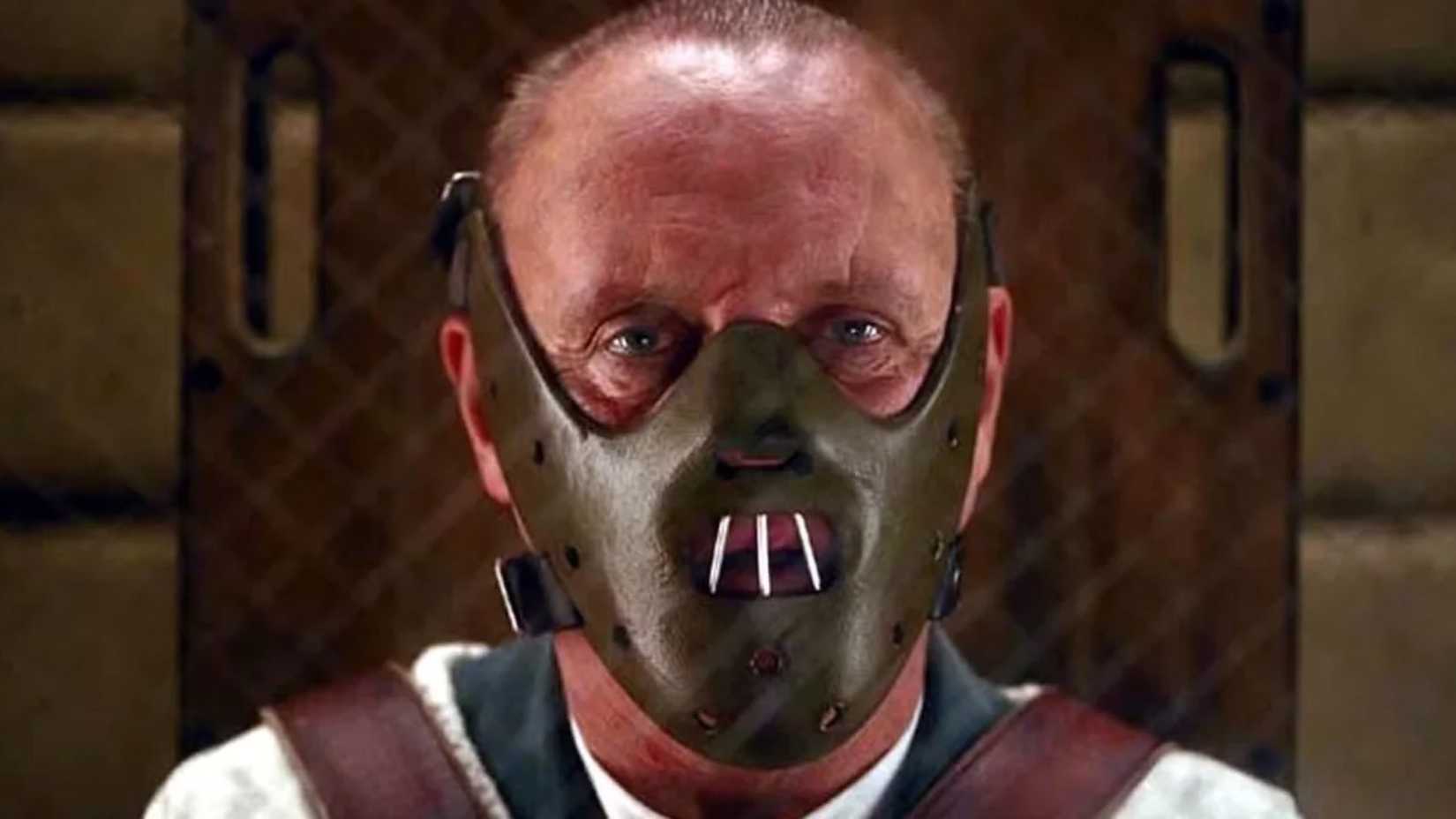 Hannibal Lecter wearing the Bite Mask from Red Dragon