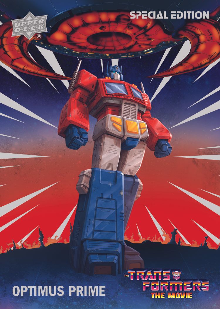 Hasbro x Upper Deck Transformers Trading Cards Optimus Prime