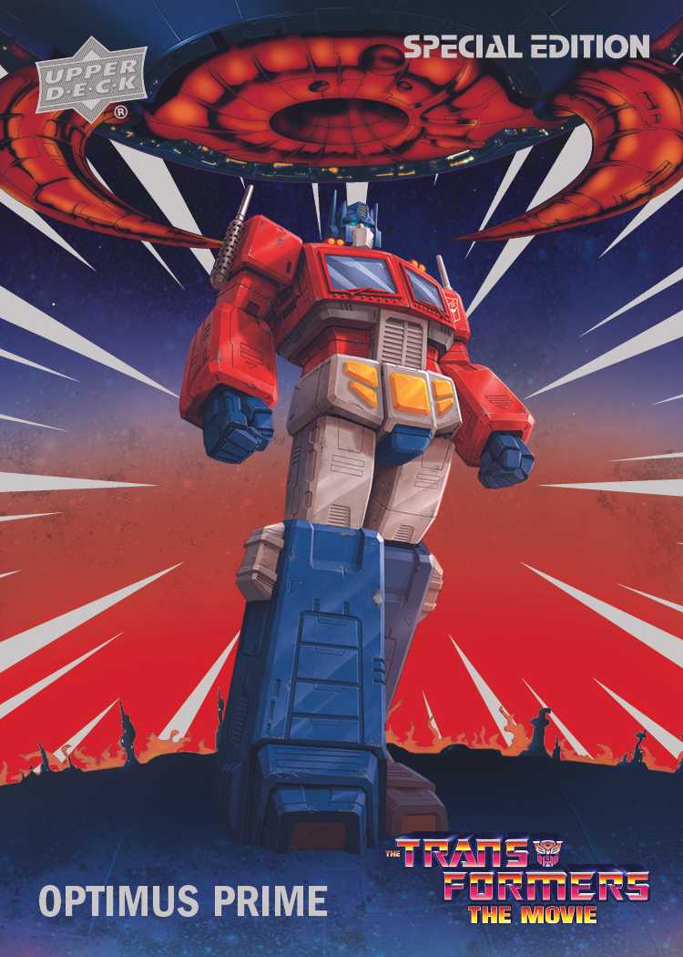 Hasbro x Upper Deck Transformers Trading Cards Optimus Prime