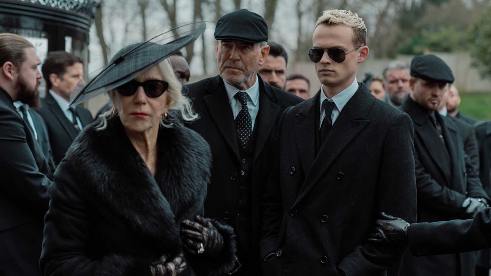 Helen Mirren and Pierce Brosnan lead the cast of the Paramount+ crime drama series MobLand.