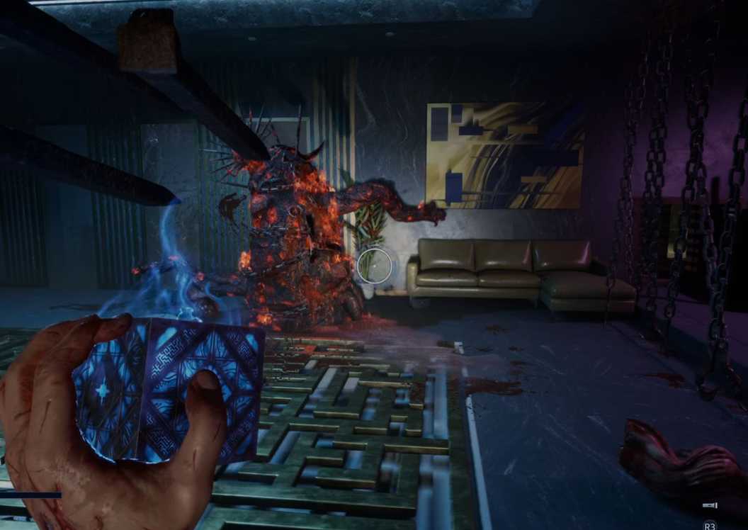 Hellraiser Revival Configuration telekenesis against blob boss