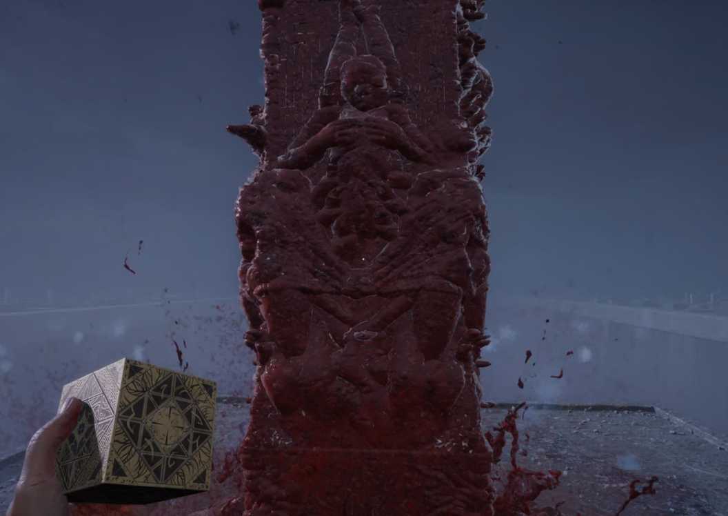 Hellraiser Revival pillar in field of death
