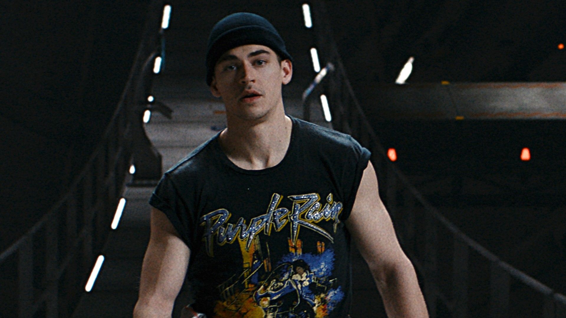 Hero Fiennes Tiffin walking in Above the Below