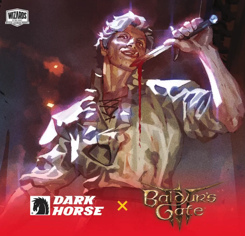 Baldur's Gate 3 x Dark Horse Astarion comic image