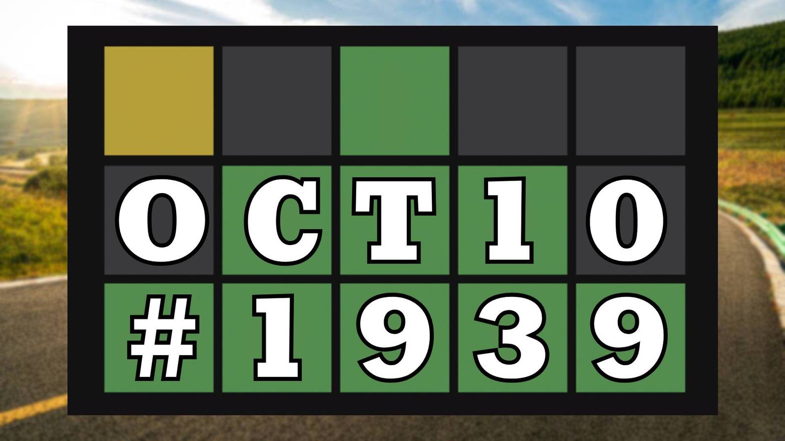 Today's Wordle Hints & Answer - October 10, 2026 (Puzzle #1939)