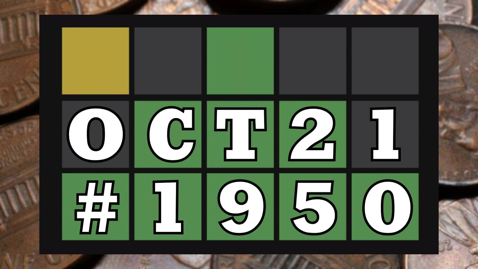 Today's Wordle Hints & Answer - October 21, 2026 (Puzzle #1950)