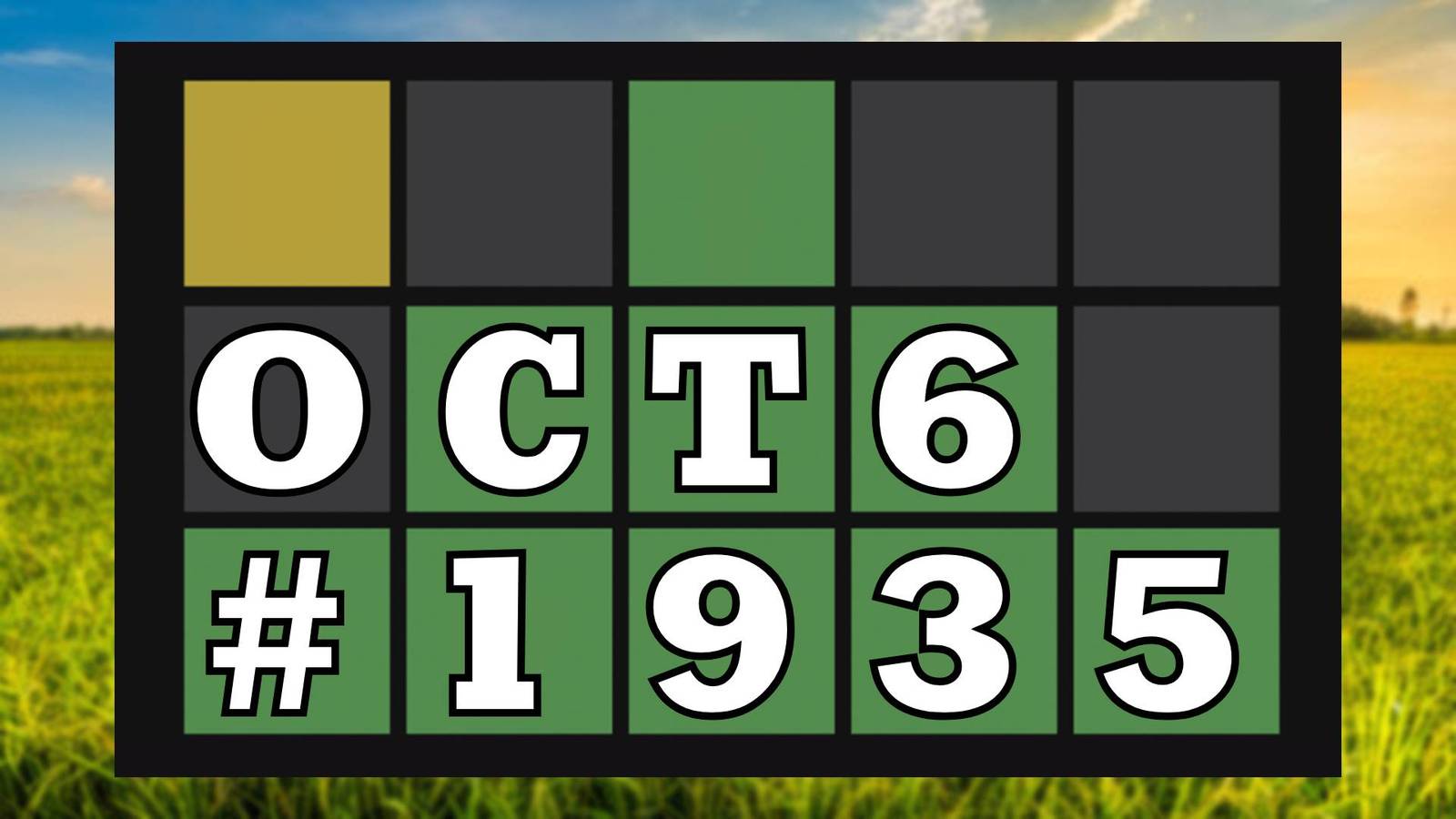 Today's Wordle Hints & Answer - October 6, 2026 (Puzzle #1935)