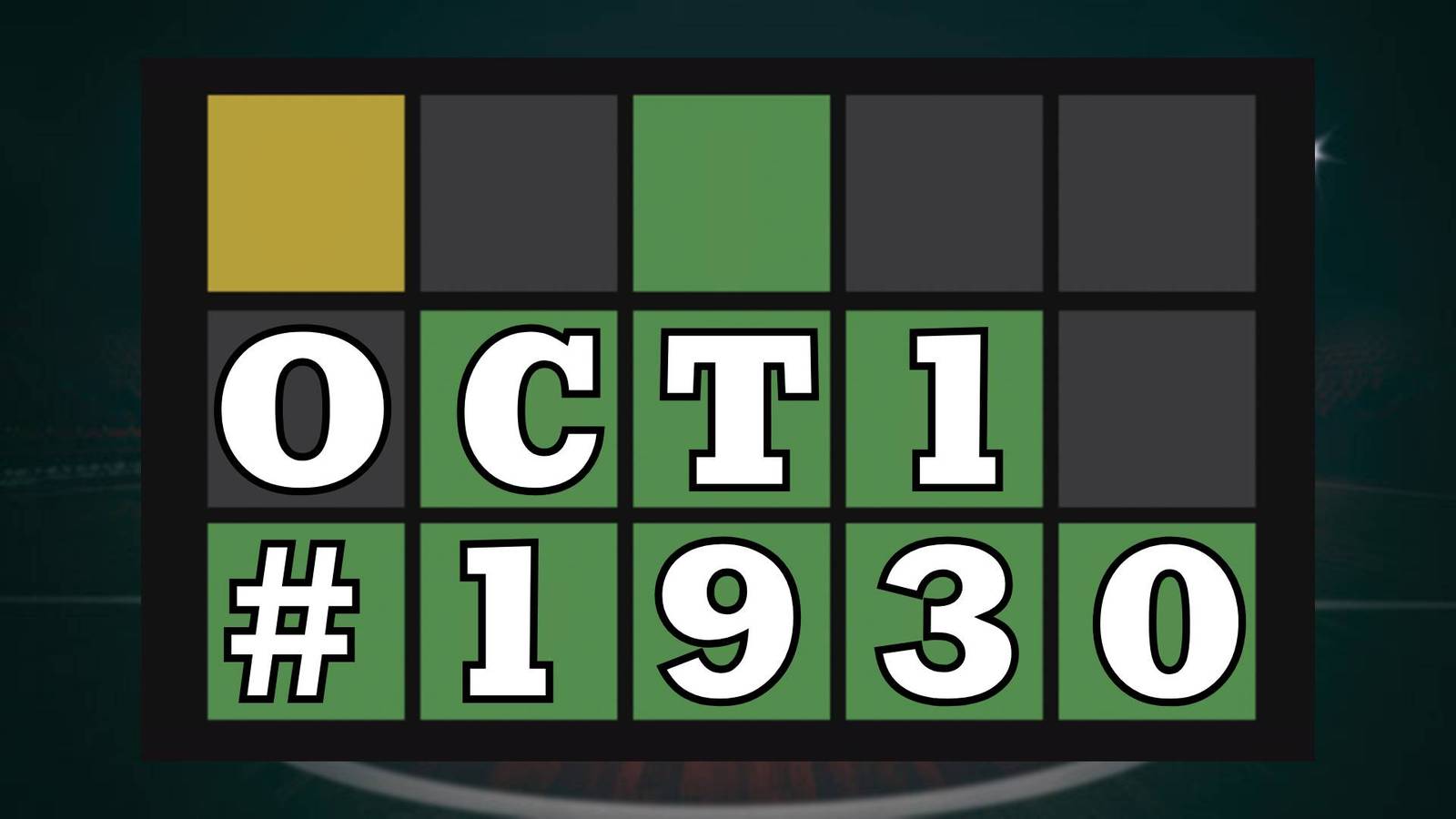 Today's Wordle Hints & Answer - October 1, 2026 (Puzzle #1930)