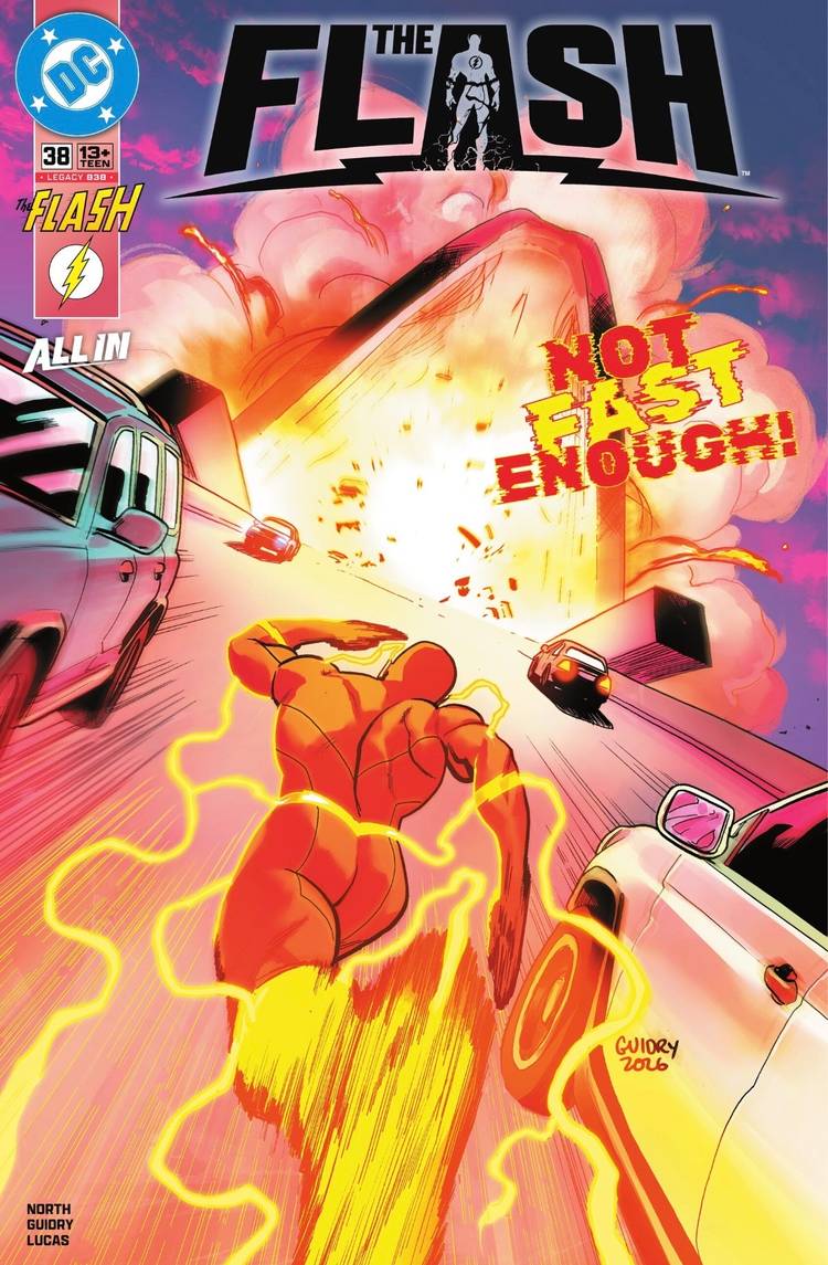 The Flash No. 38, art by Gavin Guidry and Adriano Lucas