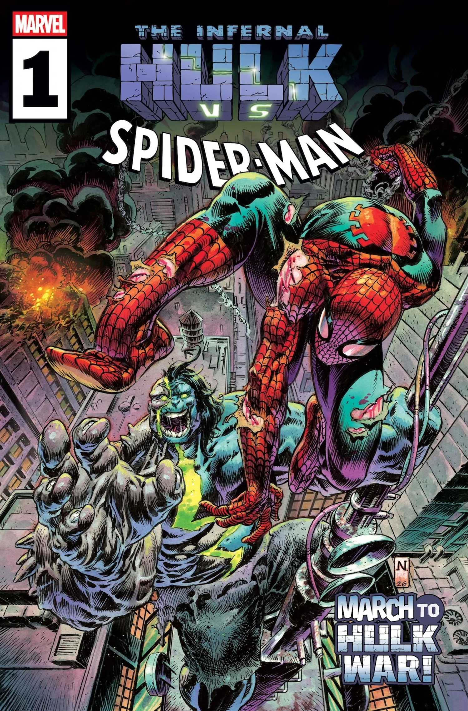INFERNAL HULK VS SPIDER-MAN