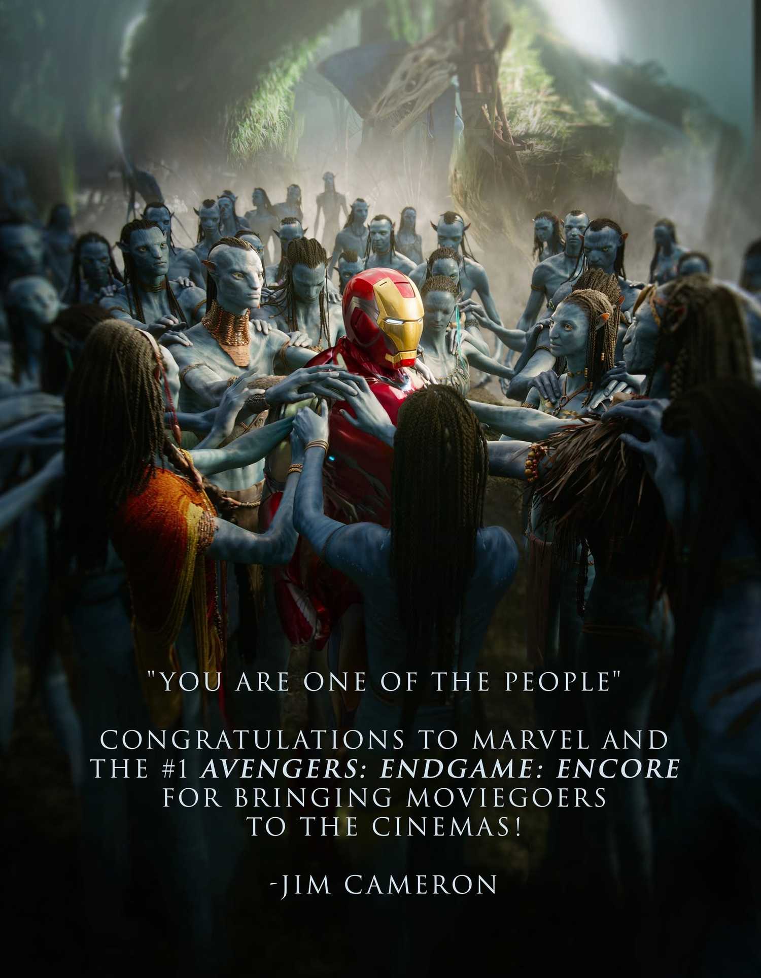 James Cameron Avengers Endgame box office image