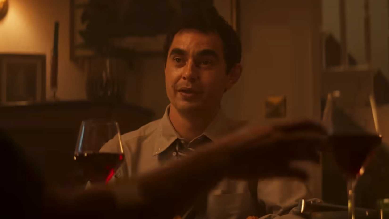 John Borrelli talking to Dr. Caitlyn Corr in Clayface