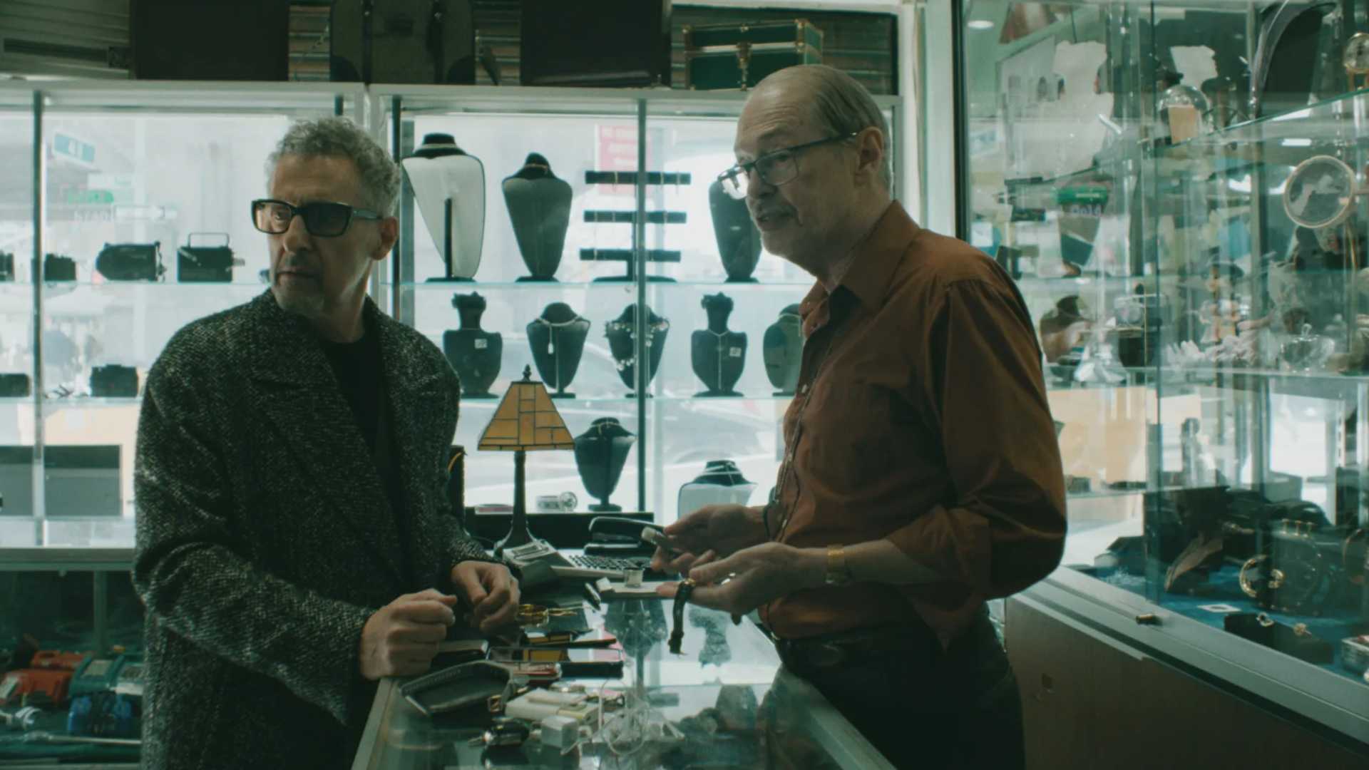 John Turturro and Steve Buscemi in The Only Living Pickpocket in New York