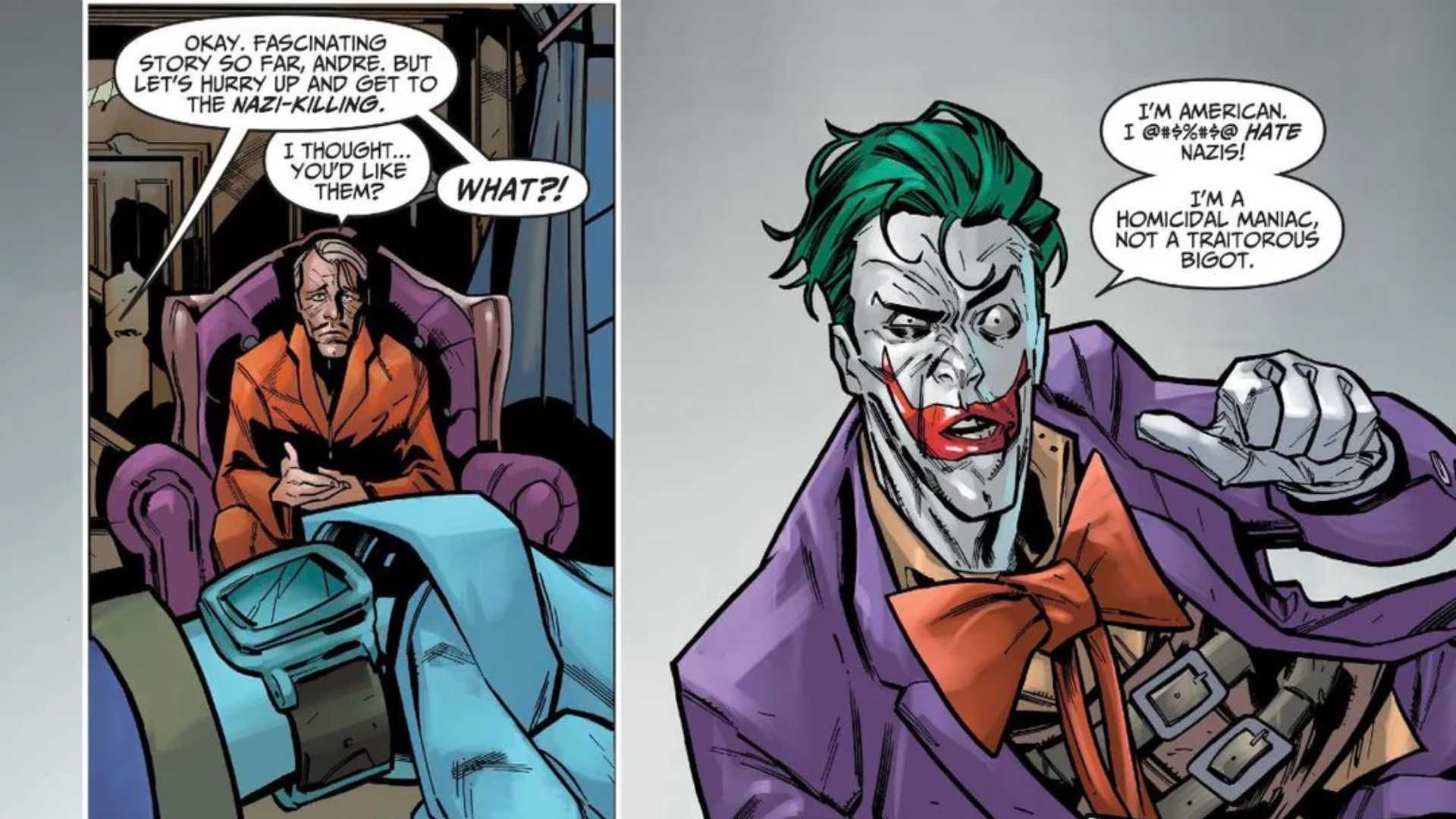 Joker Hating Nazis