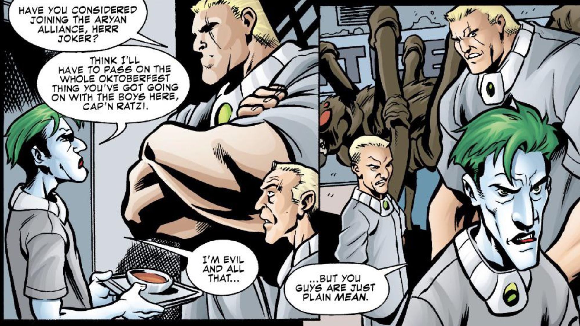 Joker Refusing Aryan Alliance