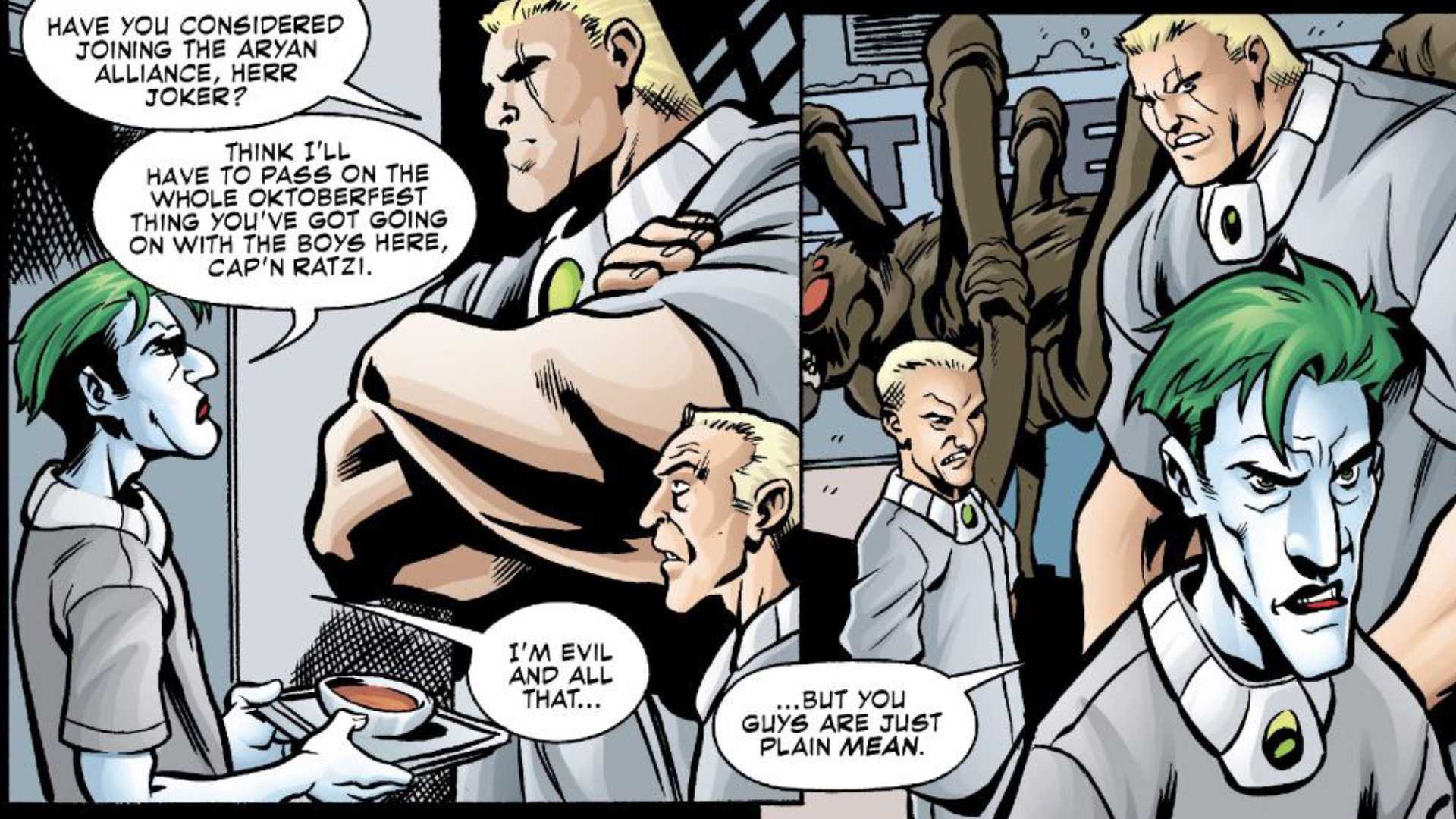 Joker Refusing Aryan Alliance