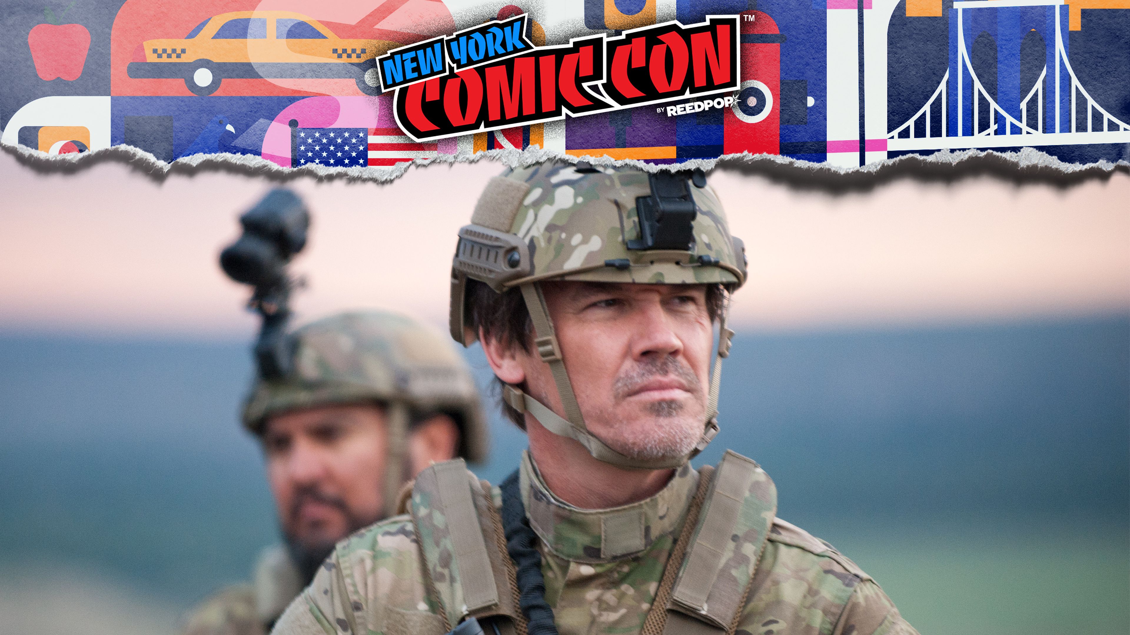 Josh Brolin's Graver in his military tactical gear in Sicario NYCC