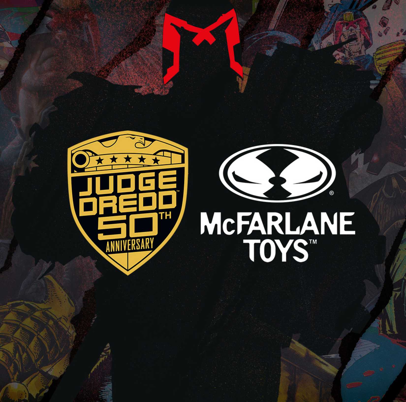 judge dredd macfarlane toys team up