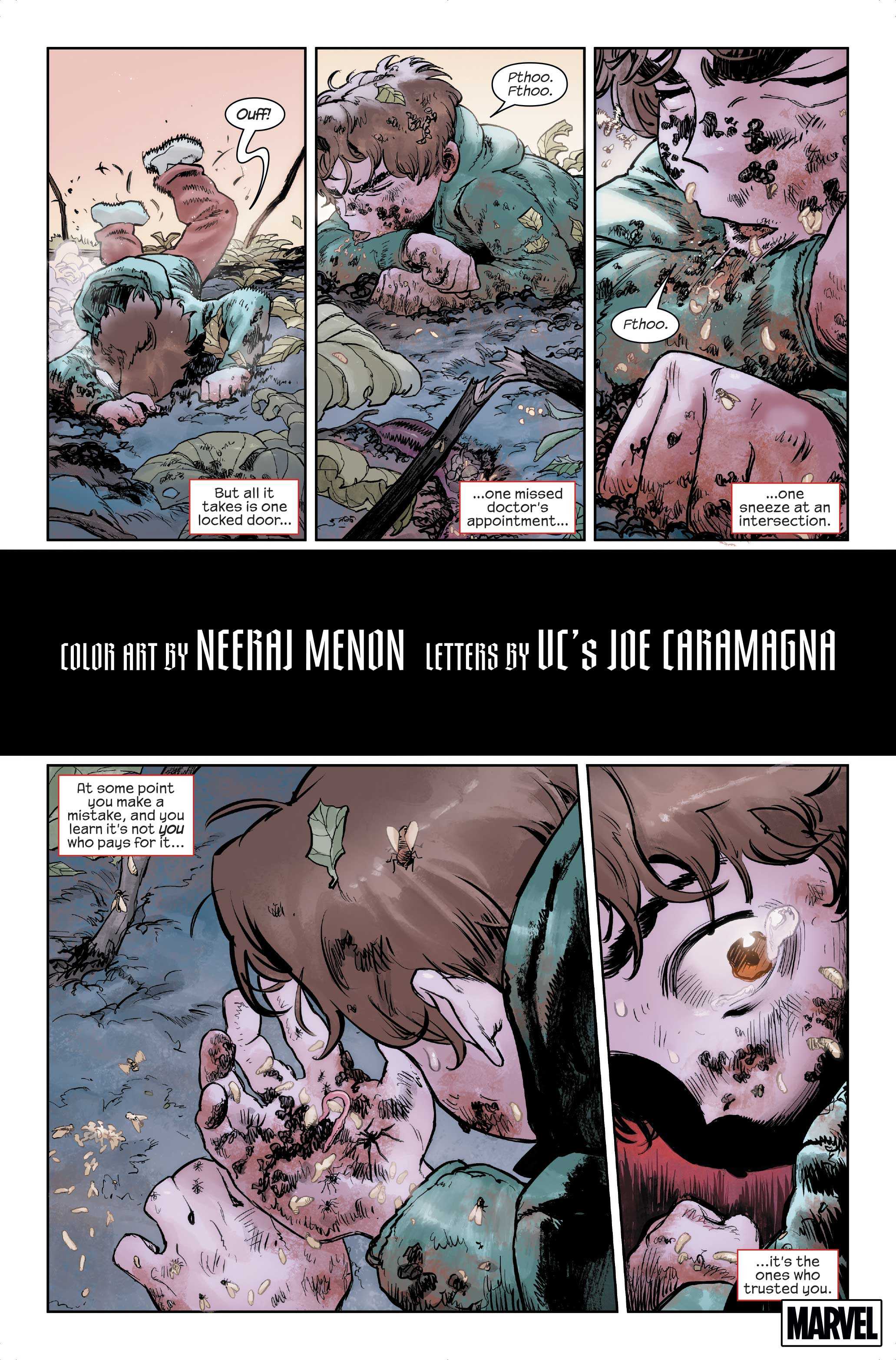 Kid Peter Parker finds his dead dog in Midnight Spider-Man #1-1
