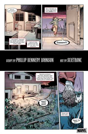 Kid Peter Parker looks for his dog in Midnight Spider-Man #1