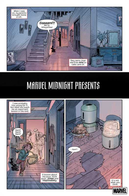 Kid Peter Parker returns home in Midnight Spider-Man #1