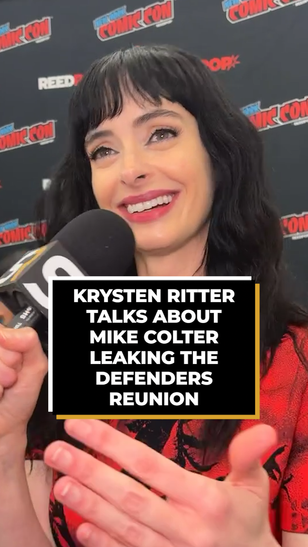 Krysten Ritter Talks About Mike Colter Leaking The Defenders Reunion