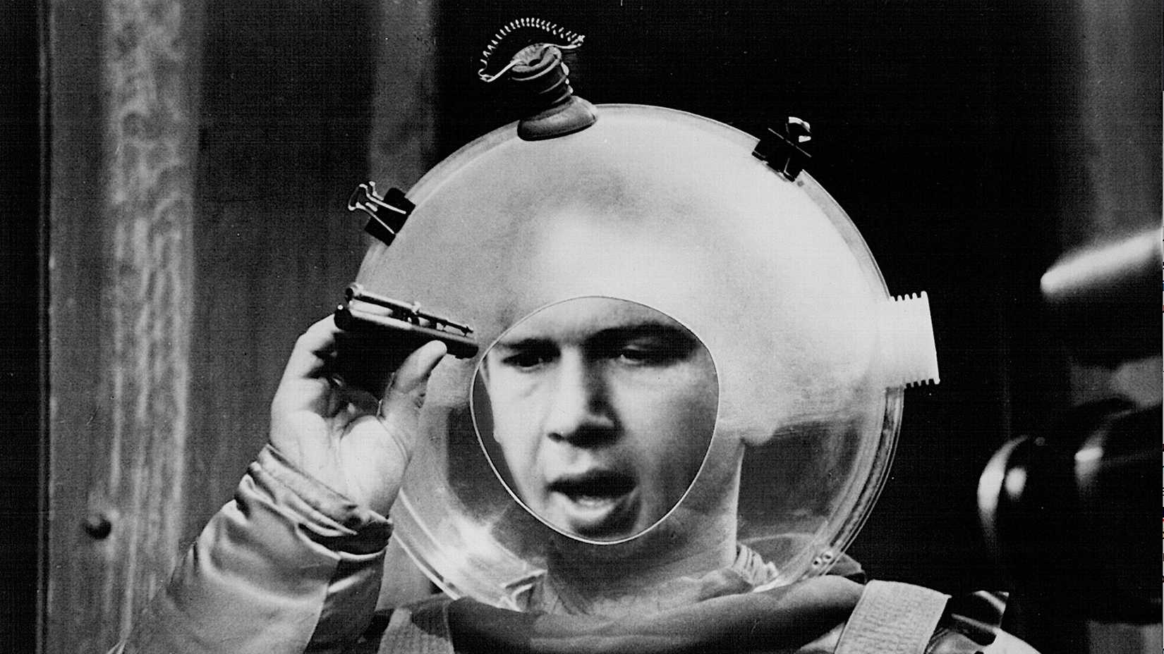 A man wearing a space suit in Tales of Tomorrow
