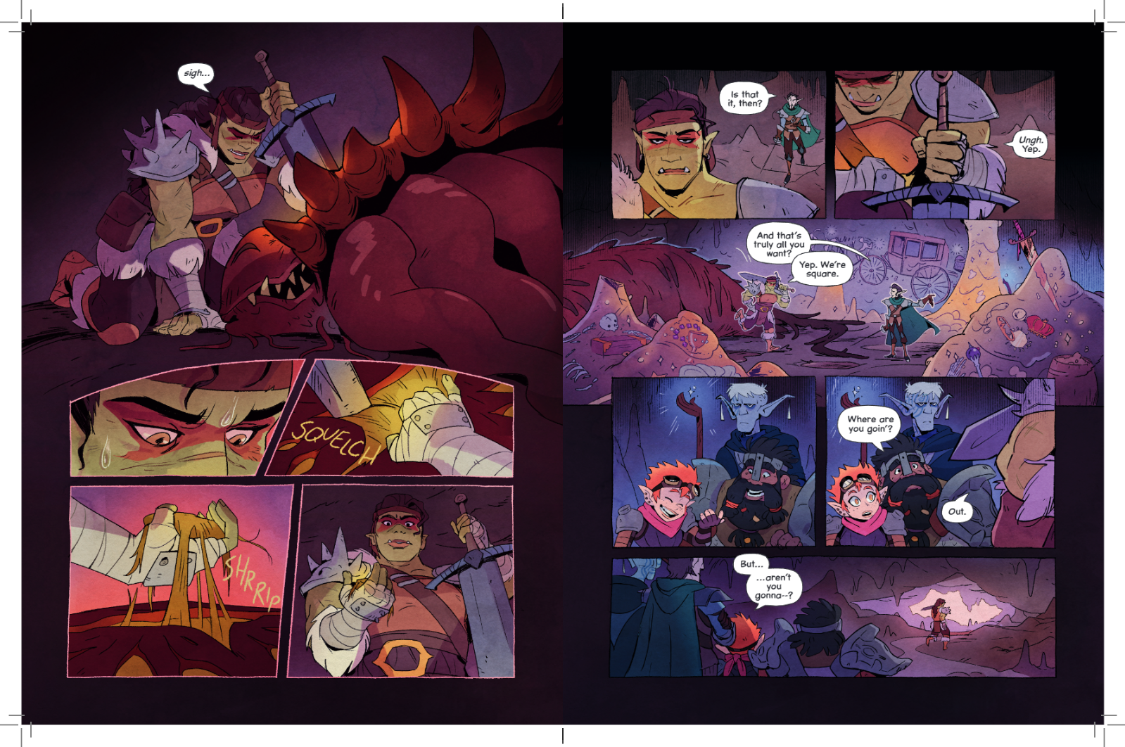 Legends & Lattes graphic novel interior 1