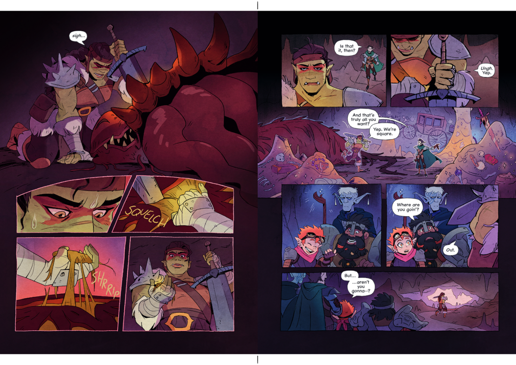 Legends & Lattes graphic novel interior 1
