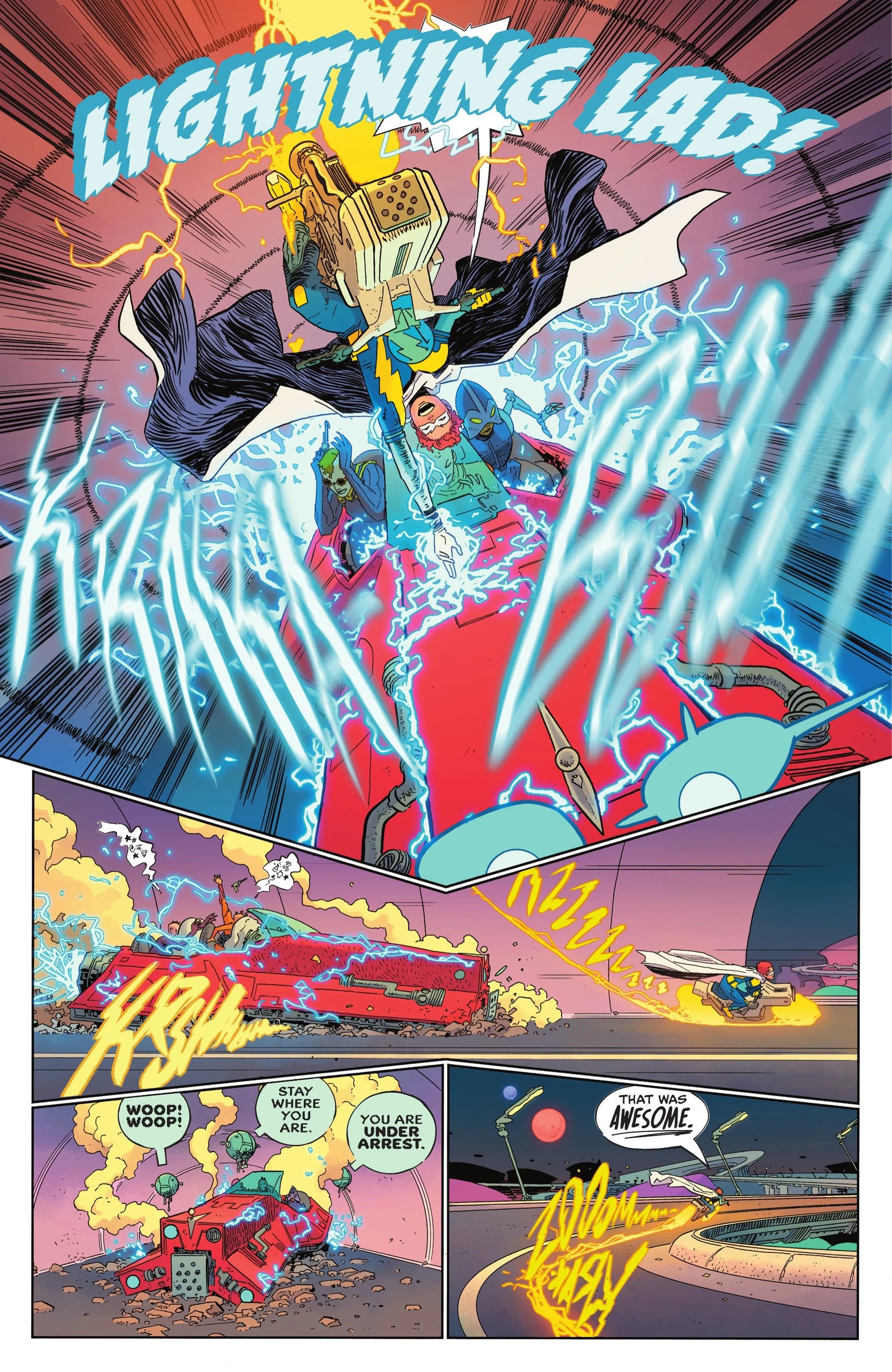 Legion of Super-Heroes Strongest Team Lightning Lad Lightning Cycle issue 1