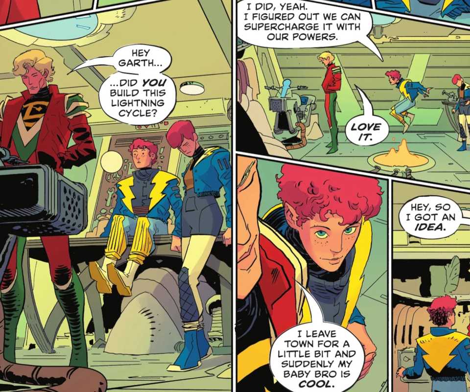 Legion of Super-Heroes Strongest Team Lightning Lad Lightning Cycle