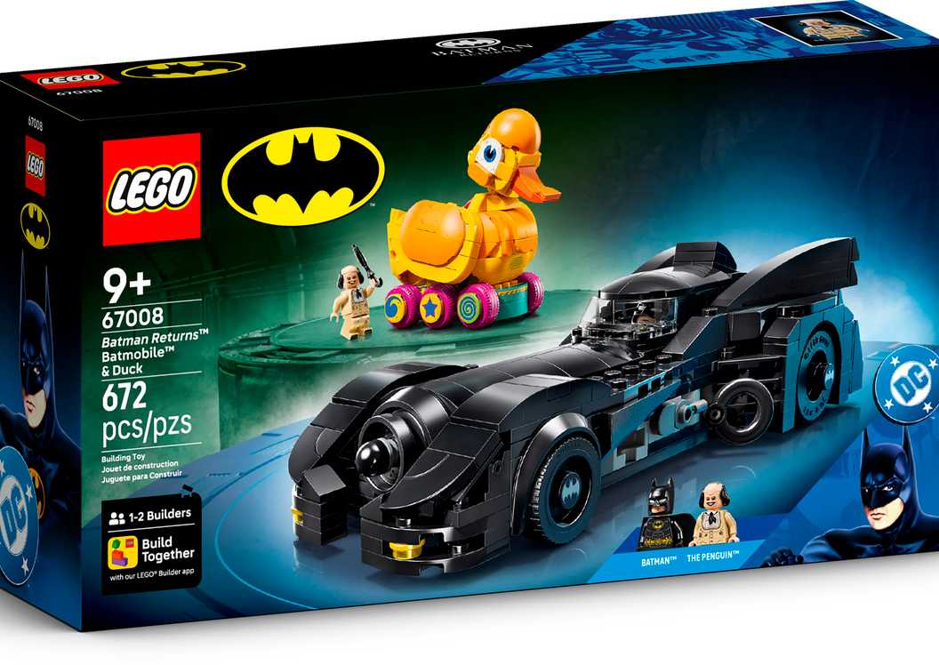 LEGO DC Batman Returns Batmobile and Duck 67008 Box