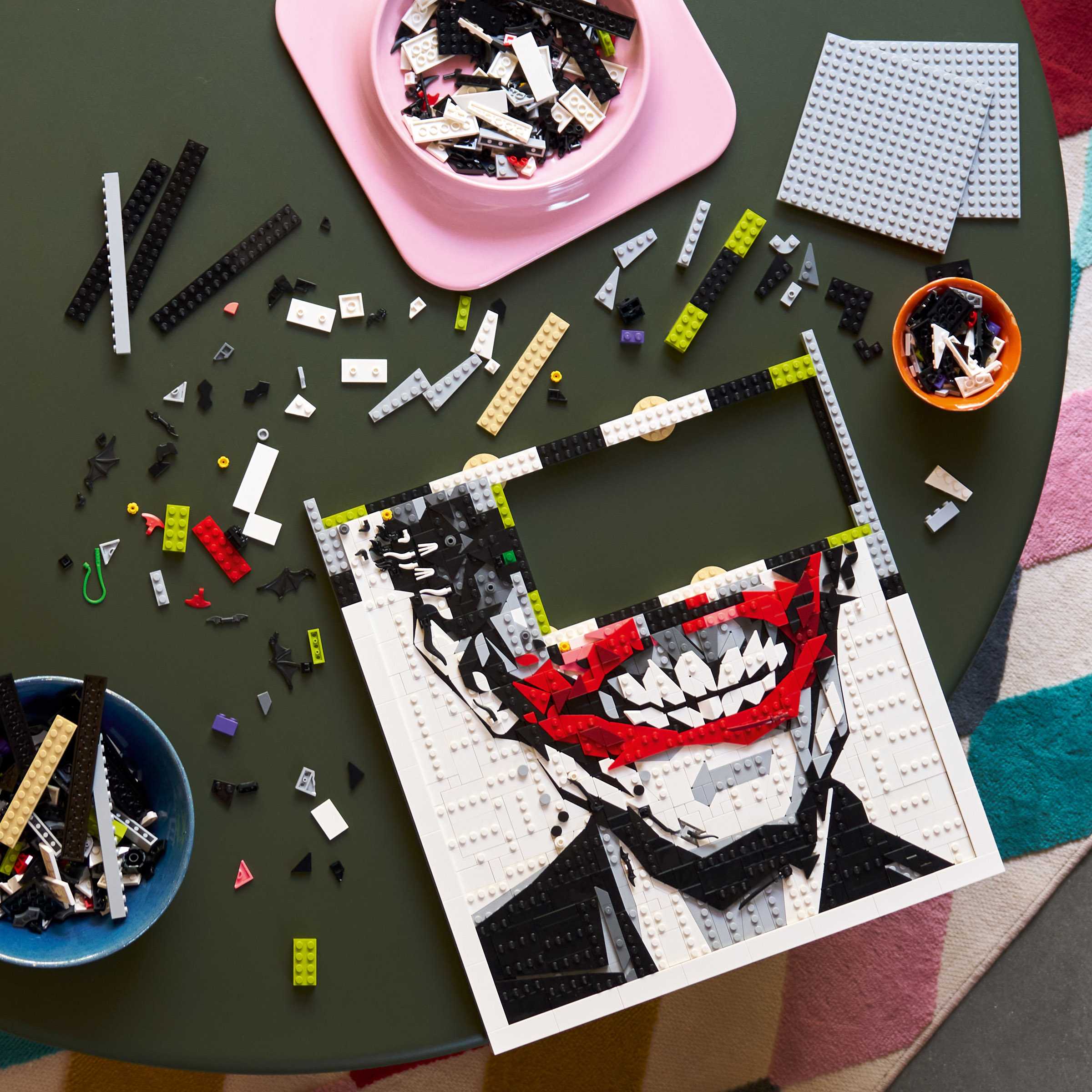 LEGO DC Batman The Joker Wall Art 67012 Lifestyle Photo of Building