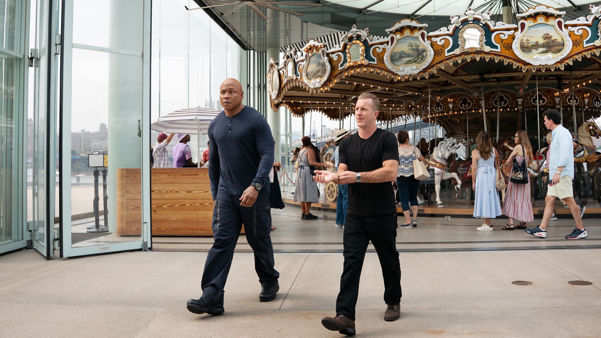 NCIS: New York Clip Finds LL Cool J & Scott Caan On The Hunt For Clues image