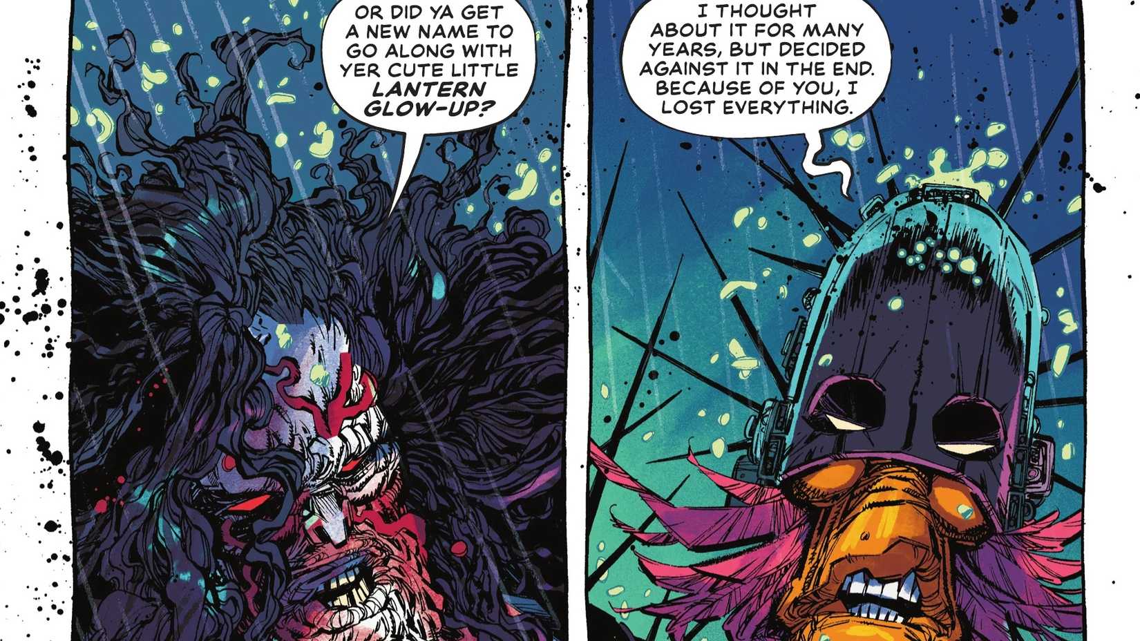 lobo vs green lantern's mauve lantern
