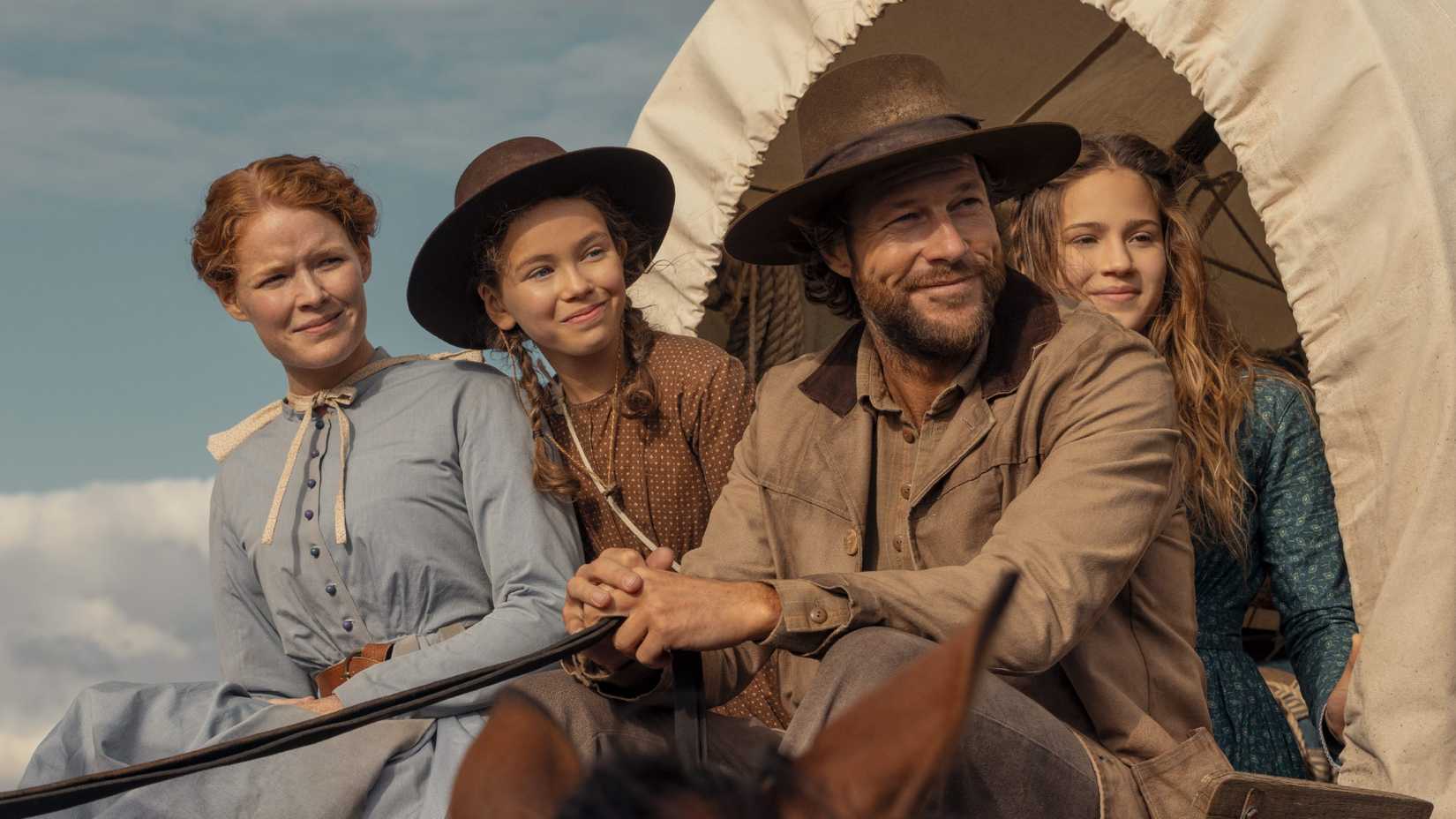 Luke Crosby leads the cast of Netflix's Little House on the Prairie reboot.