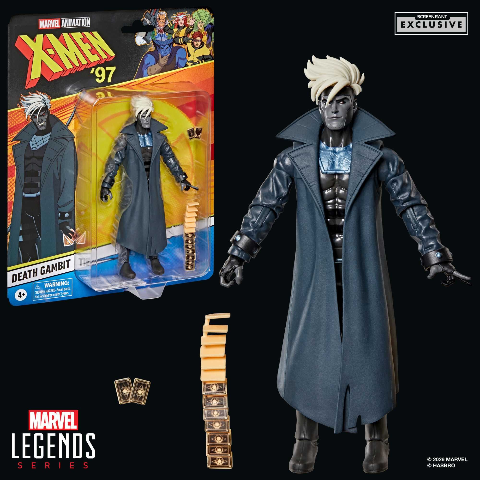 MARVEL LEGENDS SERIES X-MEN _97 DEATH GAMBIT (6)-SR