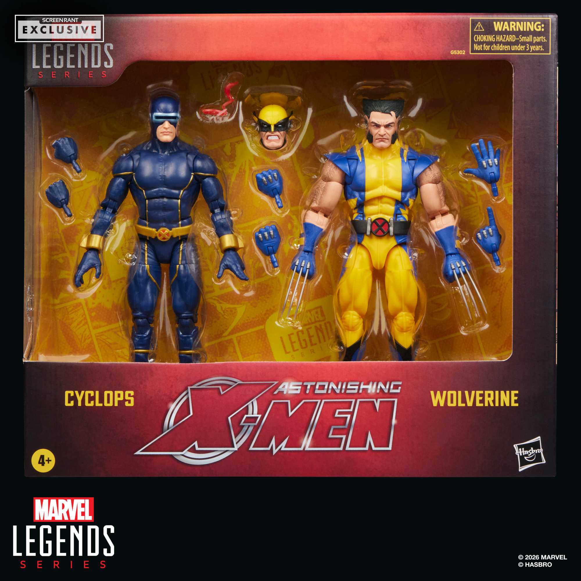 MARVEL LEGENDS SERIES X-MEN CYCLOPS & WOLVERINE (12)-SR