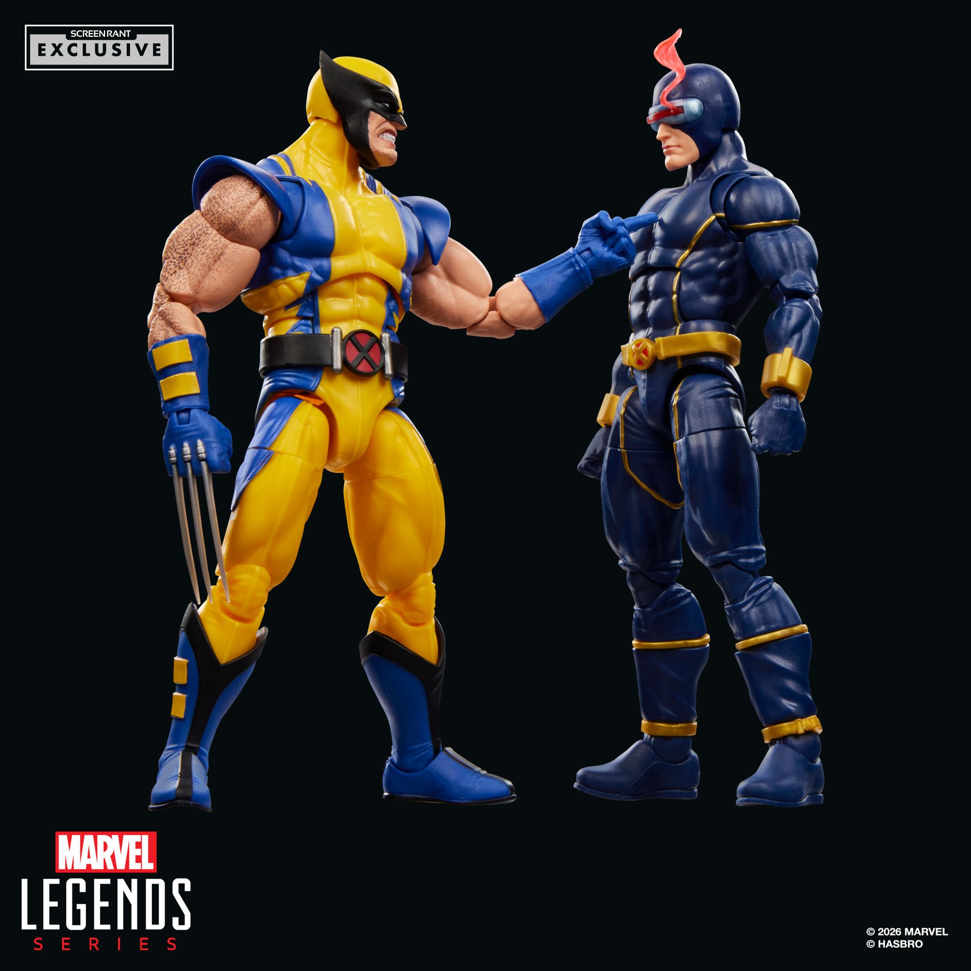 MARVEL LEGENDS SERIES X-MEN CYCLOPS & WOLVERINE (6)-SR