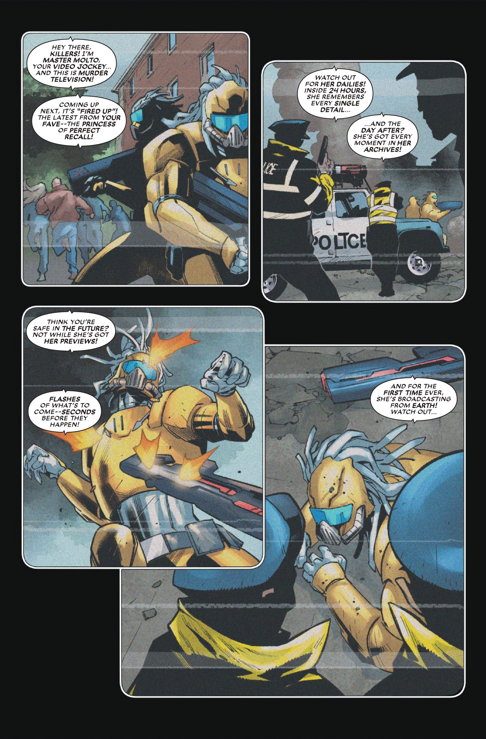 Master Molto introduces Mojo's new program in X-Men Outback #5