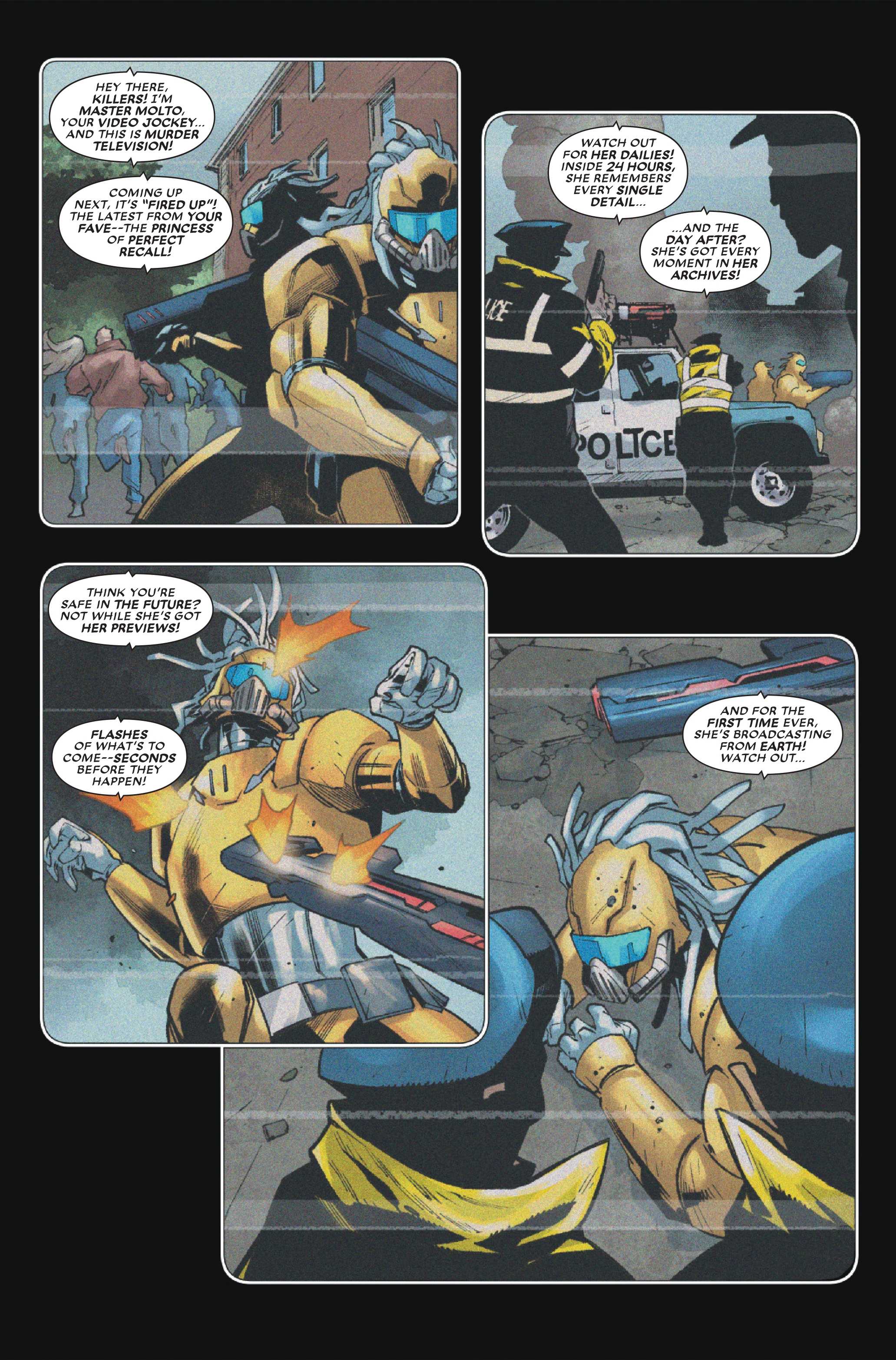 Master Molto introduces Mojo's new program in X-Men Outback #5