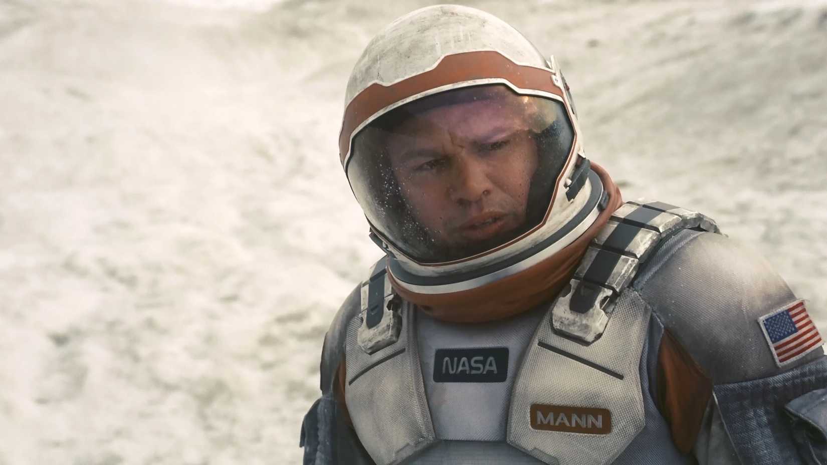 Matt Damon as Dr Mann in Interstellar