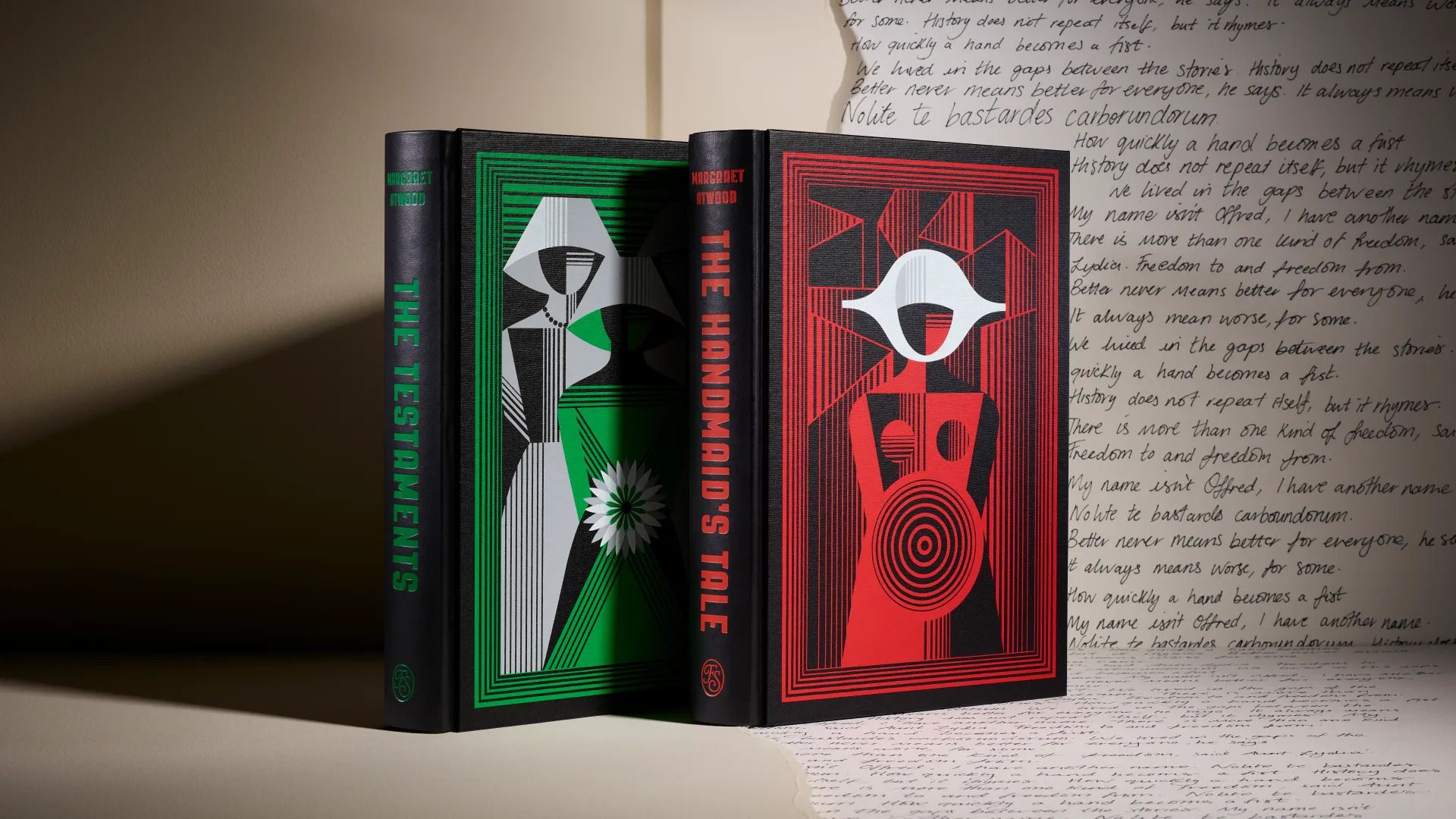 The Handmaid's Tale and The Testaments Covers