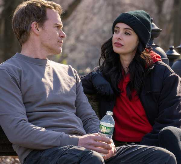 Michael C Hall and Krysten Ritter in Dexter Resurrection season 1 episode 4