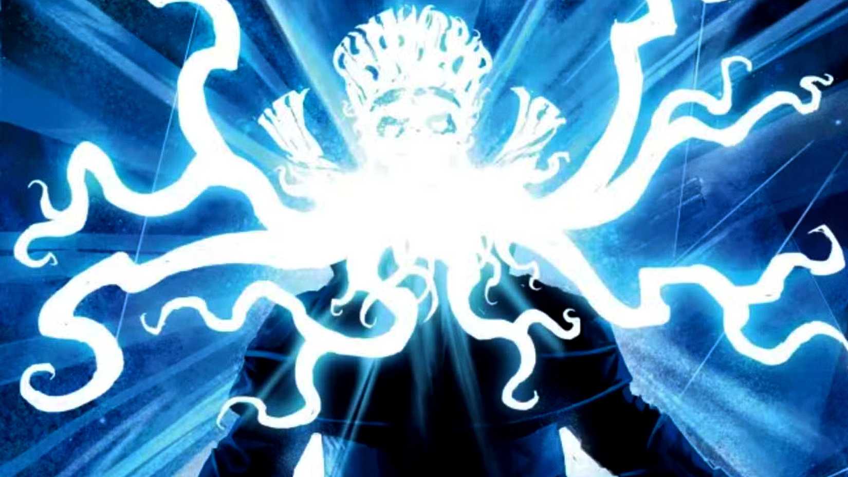 Midnight Fantastic Four's Galactus attaches to a victim in The Thing poster homage