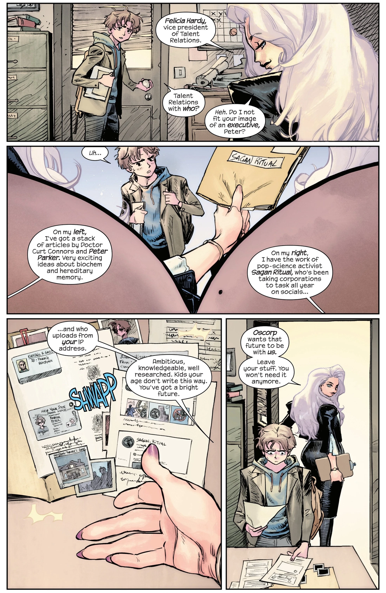 midnight spider-man 1 black cat