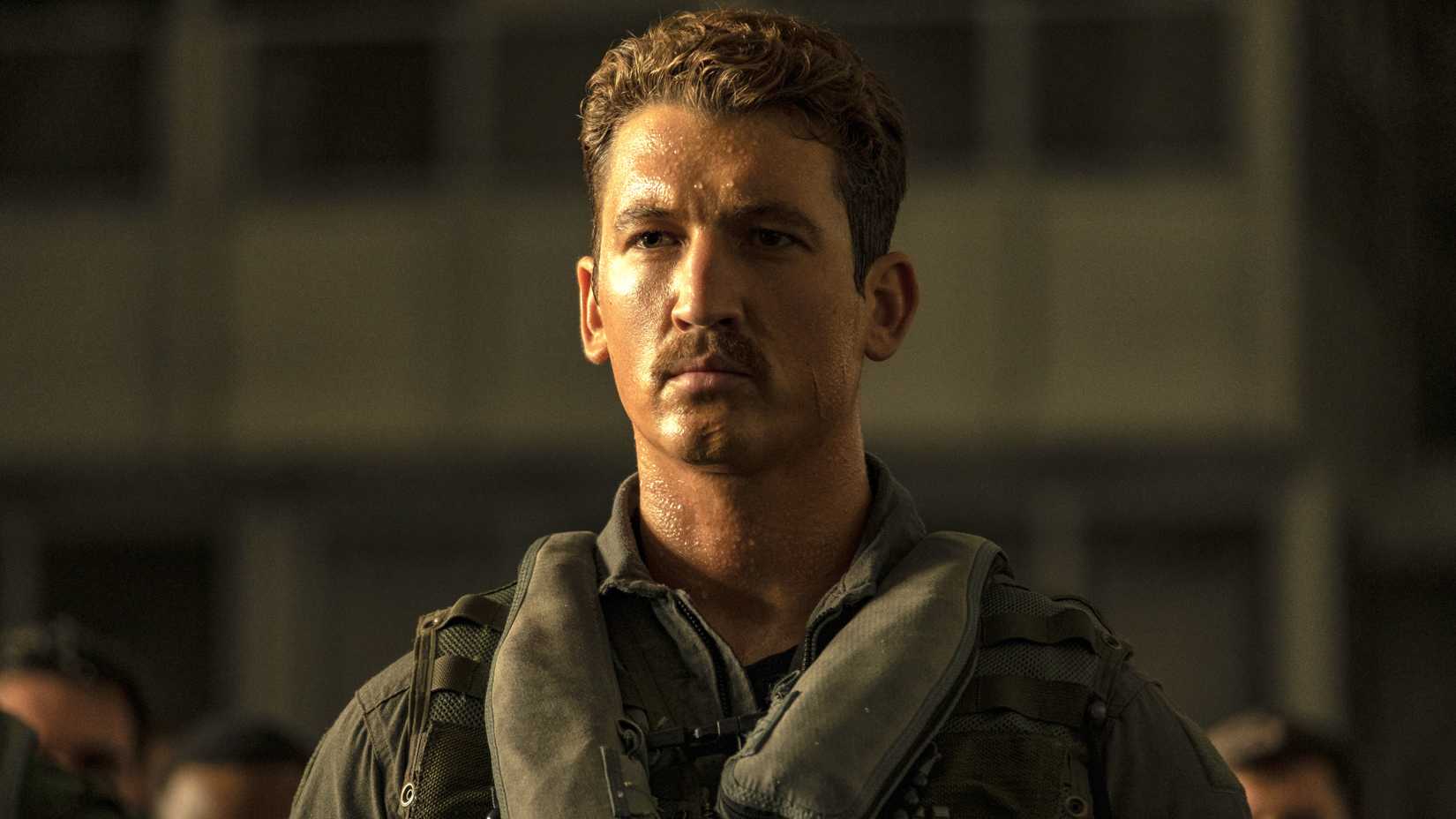 Miles Teller as Rooster in Top Gun: Maverick