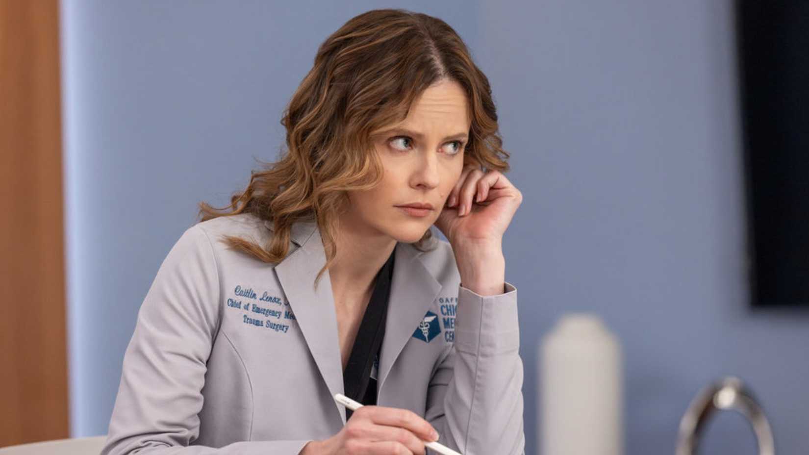 Sarah Ramos as Caitlin Lenox in Chicago Med season 11, episode 7