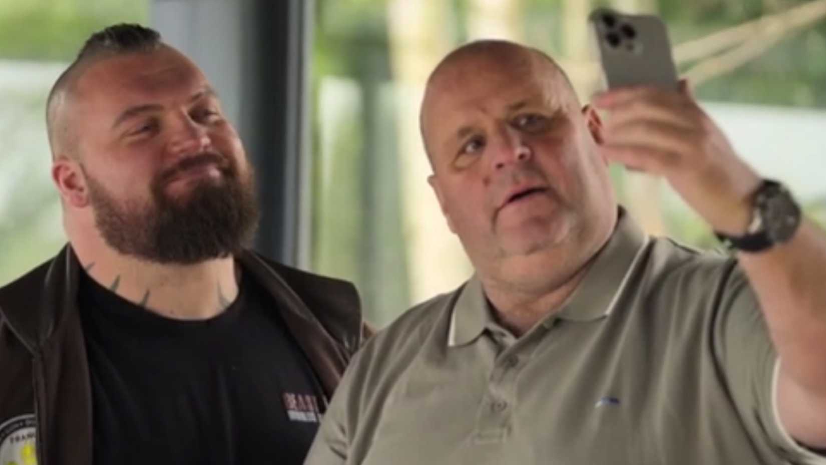 Big John in Big John's Bosh! Family trailer